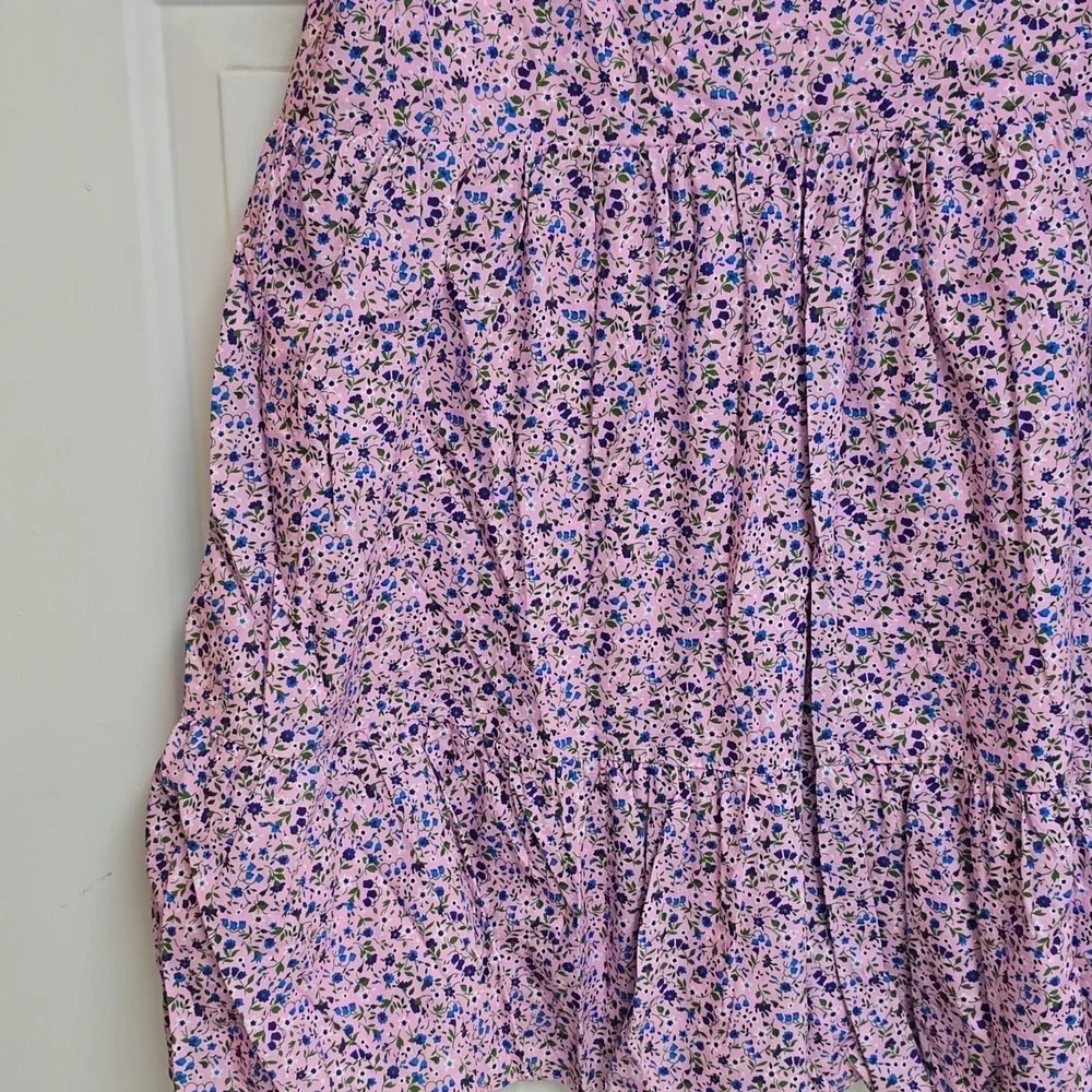 Tuckernuck Hyacinth House Lilac Floral Zip Front Ellie Mini Dress